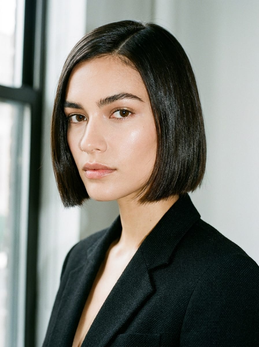 Kurzer Sleek Bob - Kurze Bob Frisur